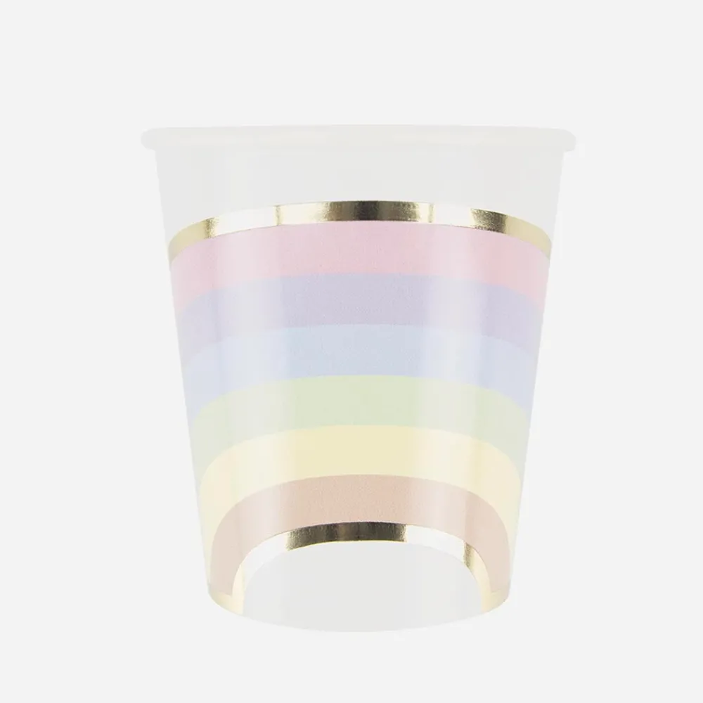 Store Party Pro 8 Pastel Rainbow Cups