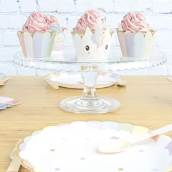 Shop Party Pro 8 Pastel Scalloped Plates