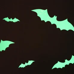 Store Arty Fêtes Factory 13 Phosphorescent Halloween Bat Stickers