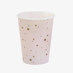 Clearance Ginger Ray 8 Pink And Gold Star Cups