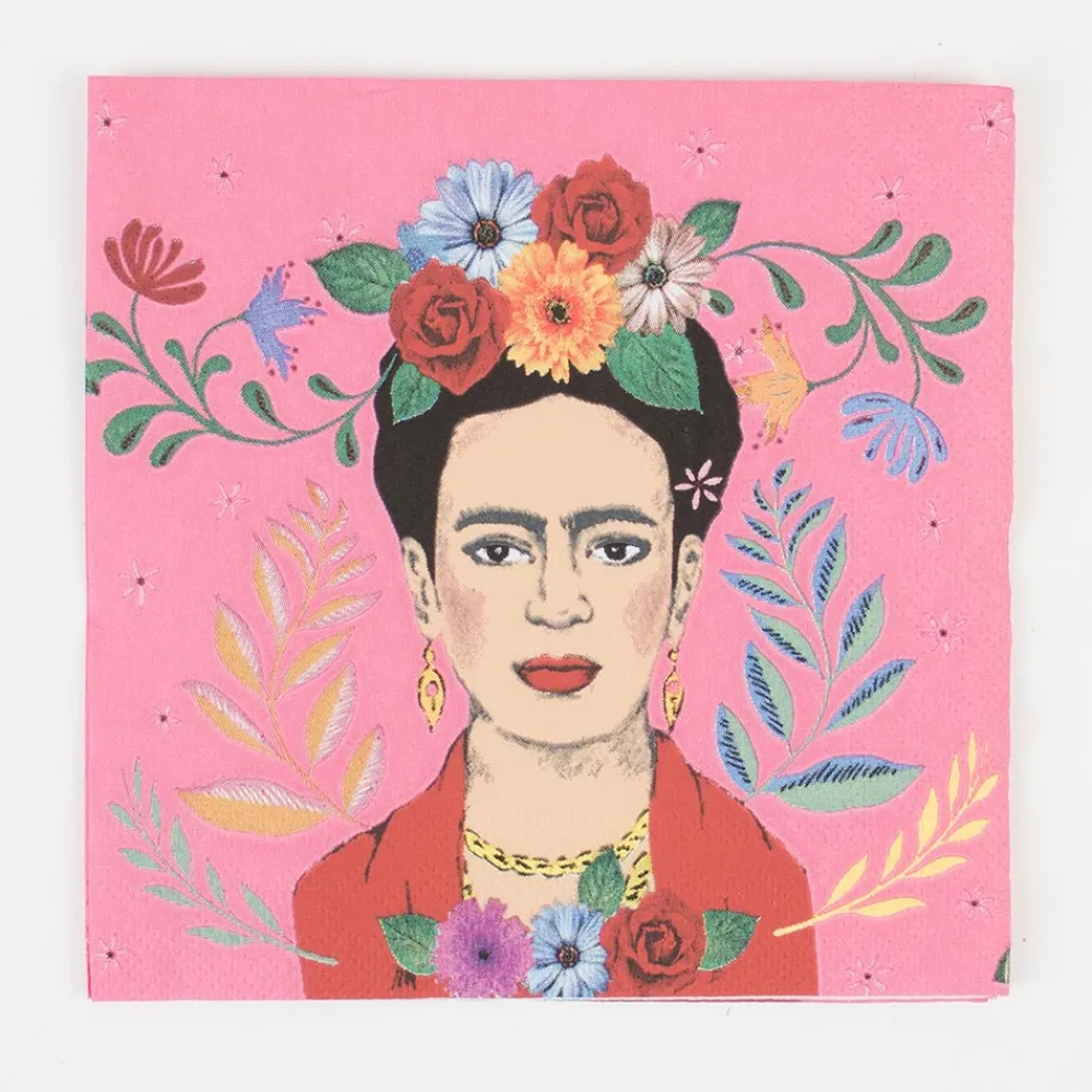 Cheap TalkingTables 20 Pink Frida Napkins