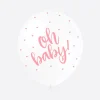 Cheap Unique Party 5 Pink Hello Baby Balloons