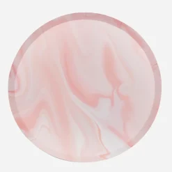 Fashion Ginger Ray 8 Pink Marble Plates