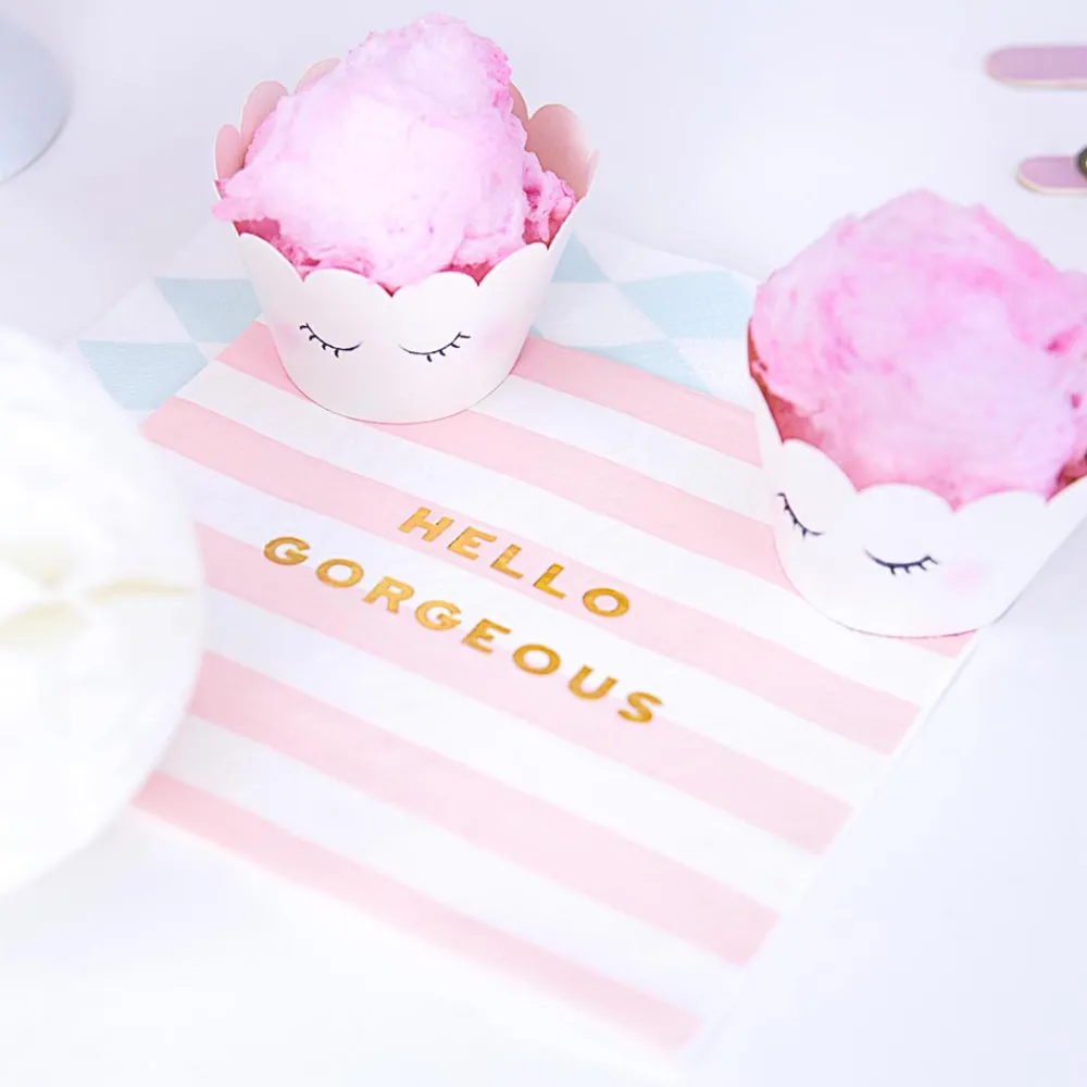 Hot Party Deco 20 Pink Message Napkins