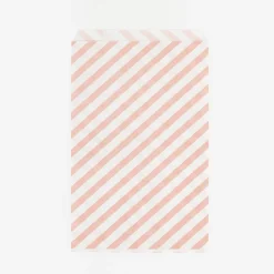 Discount My Little Day 10 Pink Striped Pouches