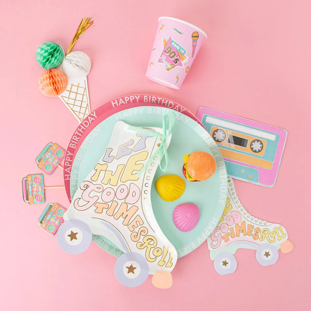 Cheap Meri Meri 8 Plates Roller Skates