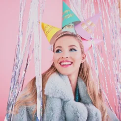 Online Party Deco 6 Pointed Happy Birthday Hats