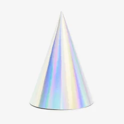 Flash Sale Party Deco 6 Pointed Hats - Iridescent