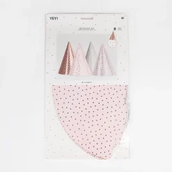 Flash Sale Rico Design 8 Pointed Hats - Pink And Metallic