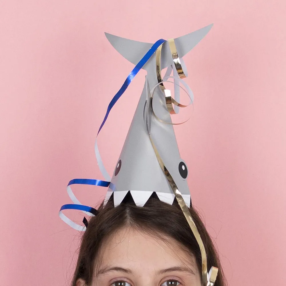 Hot Creative Party 8 Pointed Shark Hats