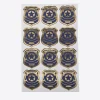 Discount Arty Fêtes Factory 24 Police Badge Stickers