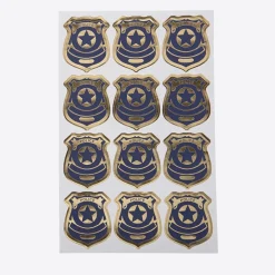 Discount Arty Fêtes Factory 24 Police Badge Stickers