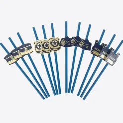 Store Arty Fêtes Factory 12 Police Paper Straws