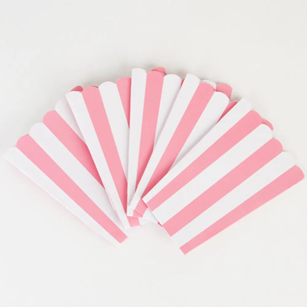 Store Amscan 5 Popcorn Boxes - Pink Stripes