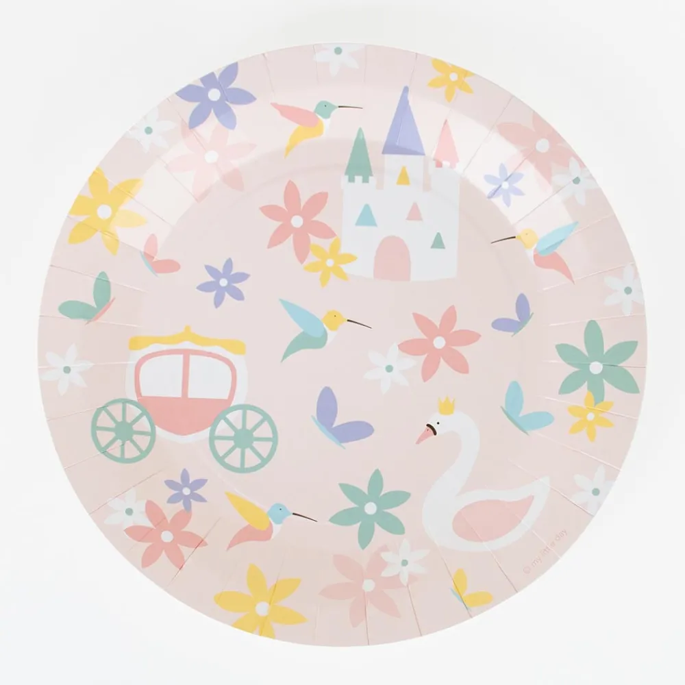 Cheap My Little Day 8 Princess Plates