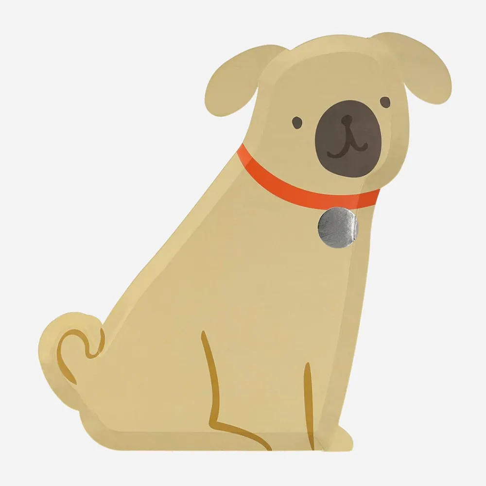 Best Sale Meri Meri 8 Pug Plates