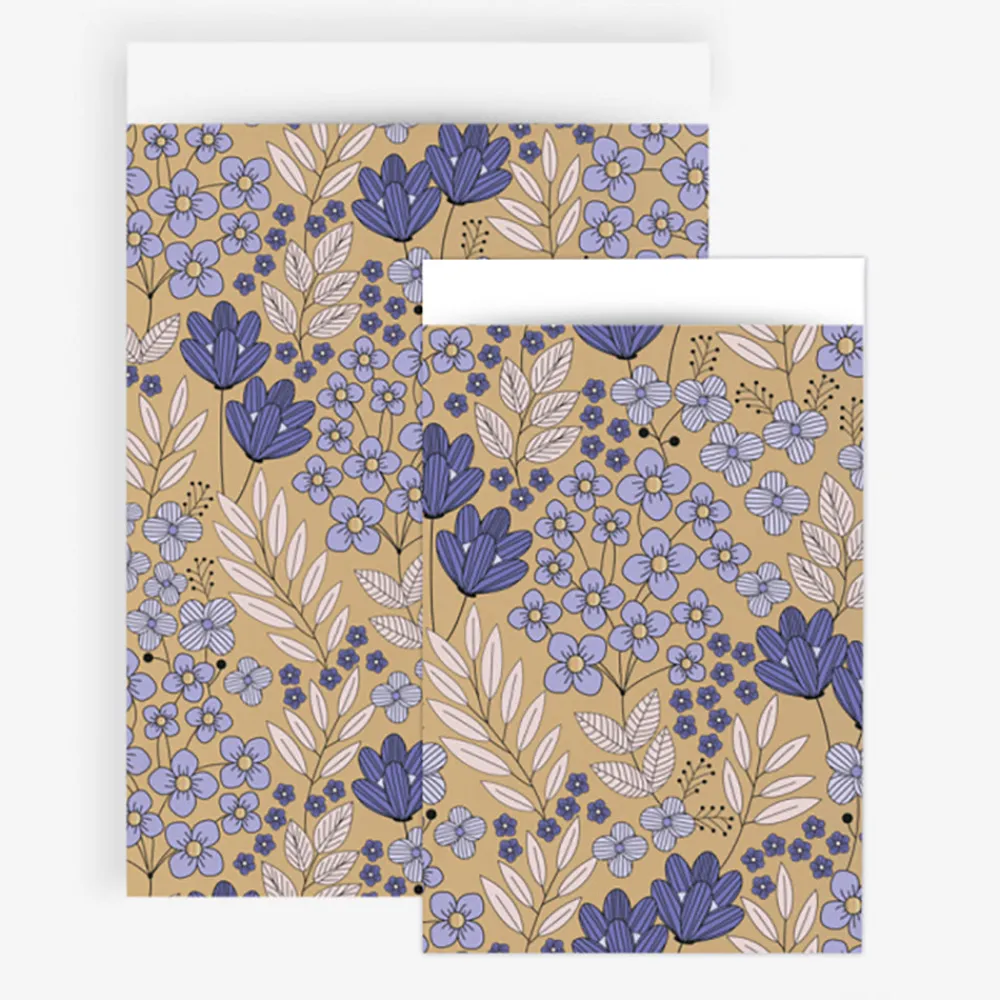 Discount House of Products 1 Purple Flower Paper Pouch