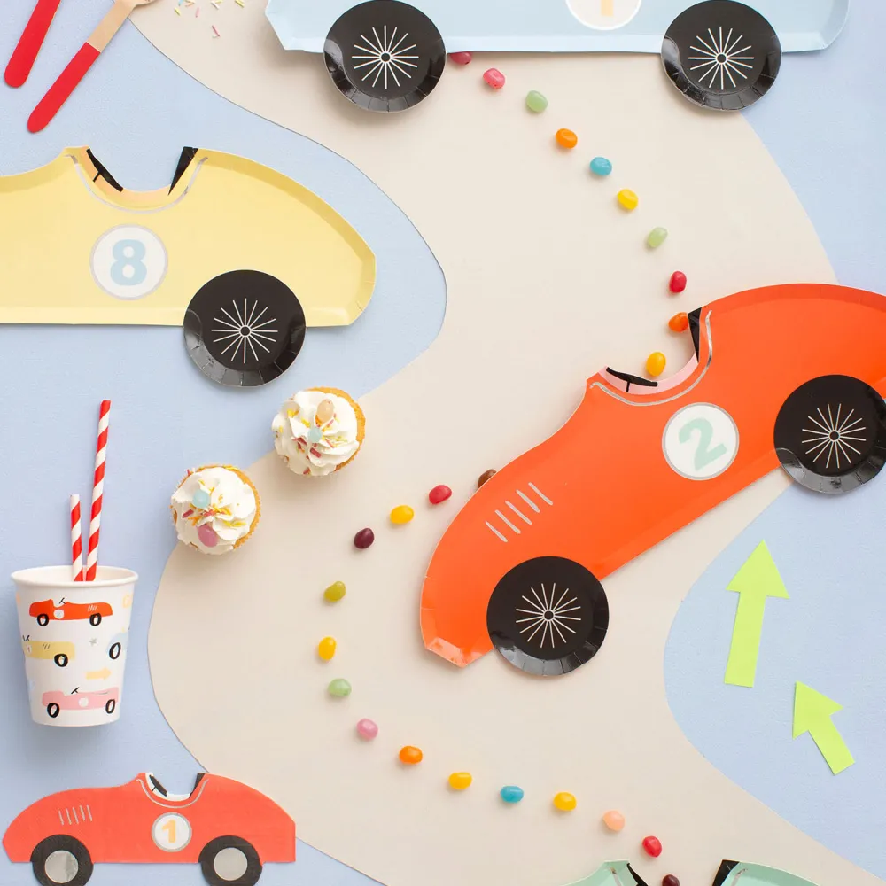 Discount Meri Meri 8 Racing Car Plates