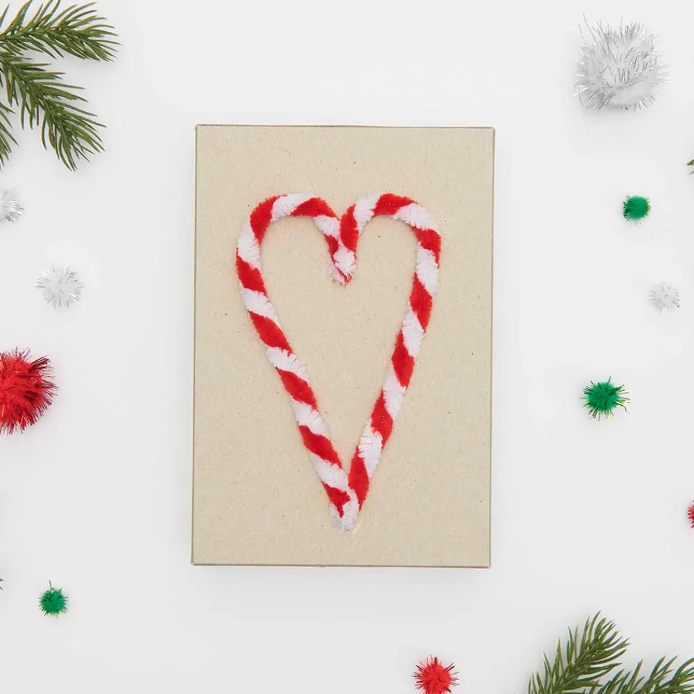 Best Sale Rico Design 10 Red And White Chenille Threads