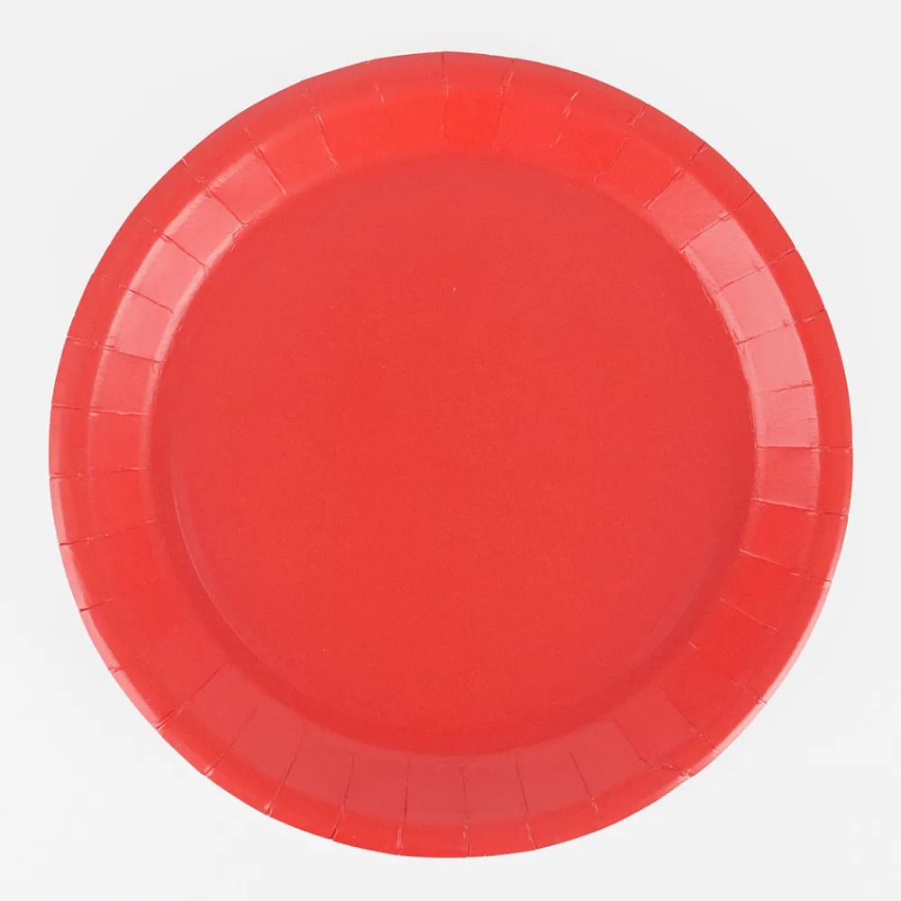 Cheap Isap 10 Red Eco-Friendly Plates