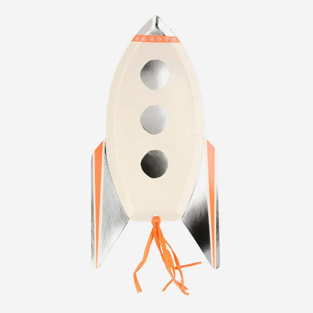 Discount Meri Meri 8 Rocket Plates