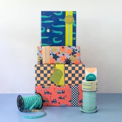 Online House of Products 1 Roll Of Blue Star Wrapping Paper