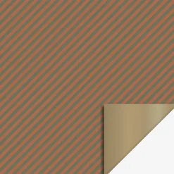 Clearance House of Products 1 Roll Of Cognac Diagonal Wrapping Paper