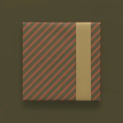 Clearance House of Products 1 Roll Of Cognac Diagonal Wrapping Paper