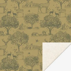 Hot House of Products 1 Roll Of Forest Animals Wrapping Paper