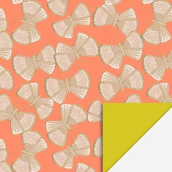 Best House of Products 1 Roll Of Nude Butterflies Wrapping Paper