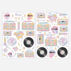 Hot Party Pro 100 90'S Stickers