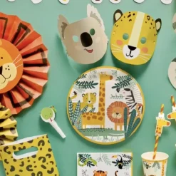 New Amscan 8 Safari Pouches