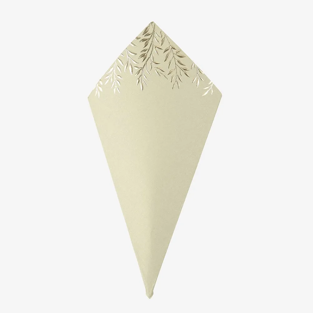 Clearance Arty Fêtes Factory 10 Sage Twig Cones