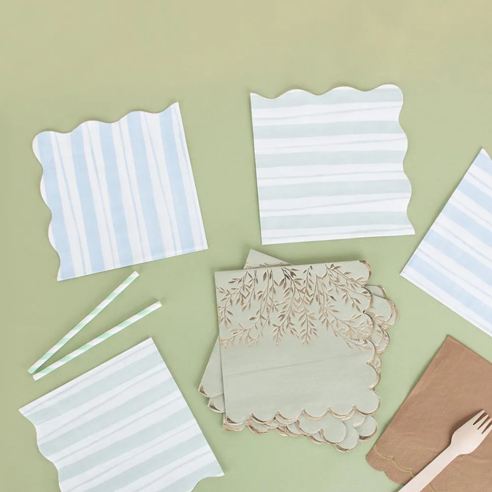 Shop Arty Fêtes Factory 16 Sage Twig Napkins