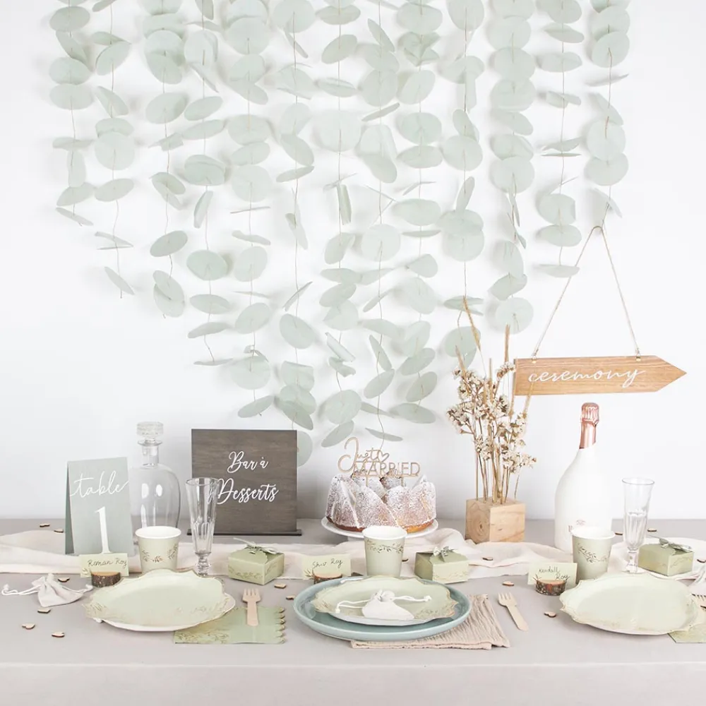 Shop Arty Fêtes Factory 16 Sage Twig Napkins