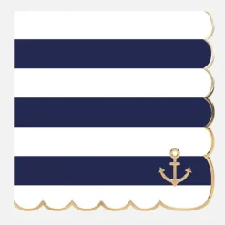 Best Sale Party Pro 16 Sailor Scalloped Napkins