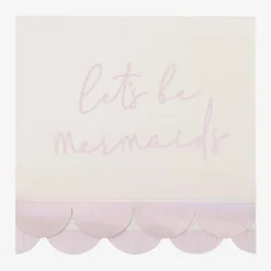 Best Ginger Ray 16 Scalloped Mermaid Napkins