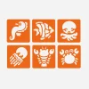 Best Sale Graine Créative 6 Sea Animal Stencils