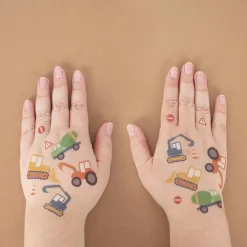 Hot My Little Day 1 Sheet Of 8 Construction Site Tattoos