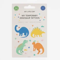 Store My Little Day 1 Sheet Of 8 Dino Jurassic Tattoos