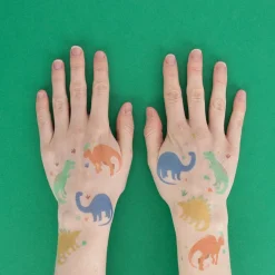 Store My Little Day 1 Sheet Of 8 Dino Jurassic Tattoos