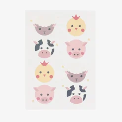 Best My Little Day 1 Sheet Of 8 Farm Animal Tattoos