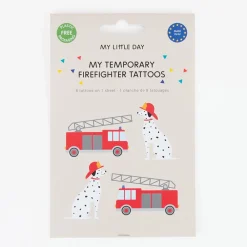 Best My Little Day 1 Sheet Of 8 Firefighter Tattoos
