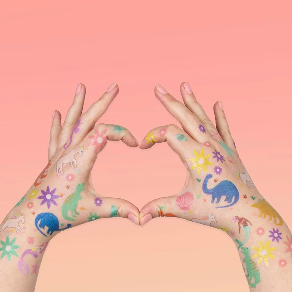 New My Little Day 1 Sheet Of 8 Galactic Unicorn Tattoos