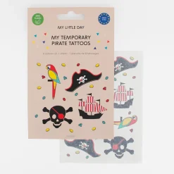 Best My Little Day 1 Sheet Of 8 Pirate Tattoos