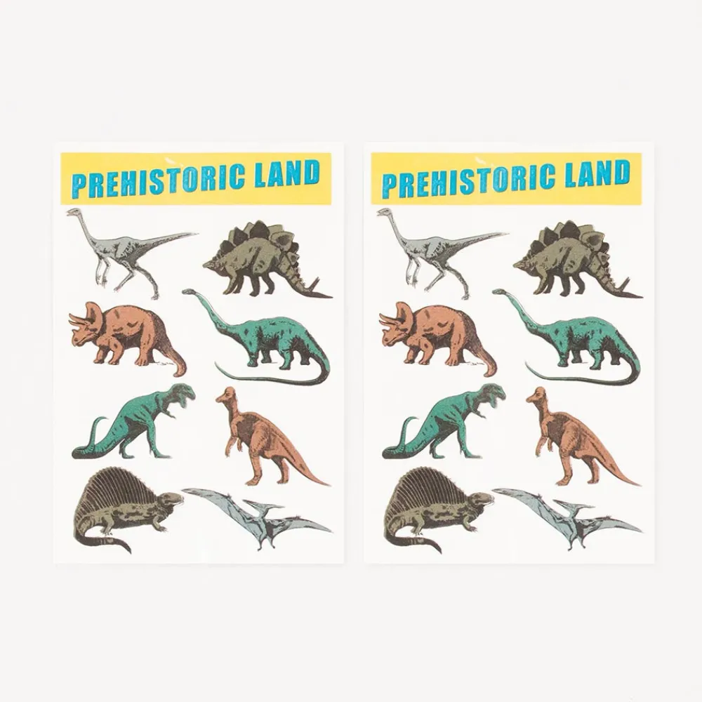 Store Rex London 2 Sheets Of Dinosaur Temporary Tattoos