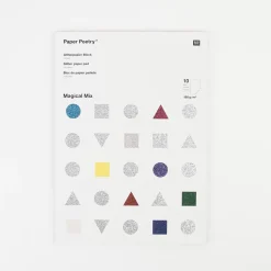 Sale Rico Design 10 Sheets Of Multicolored Glitter Paper