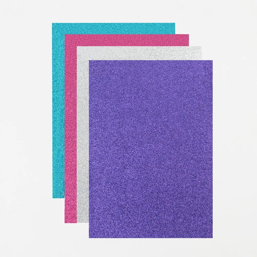 Sale Rico Design 10 Sheets Of Multicolored Glitter Paper