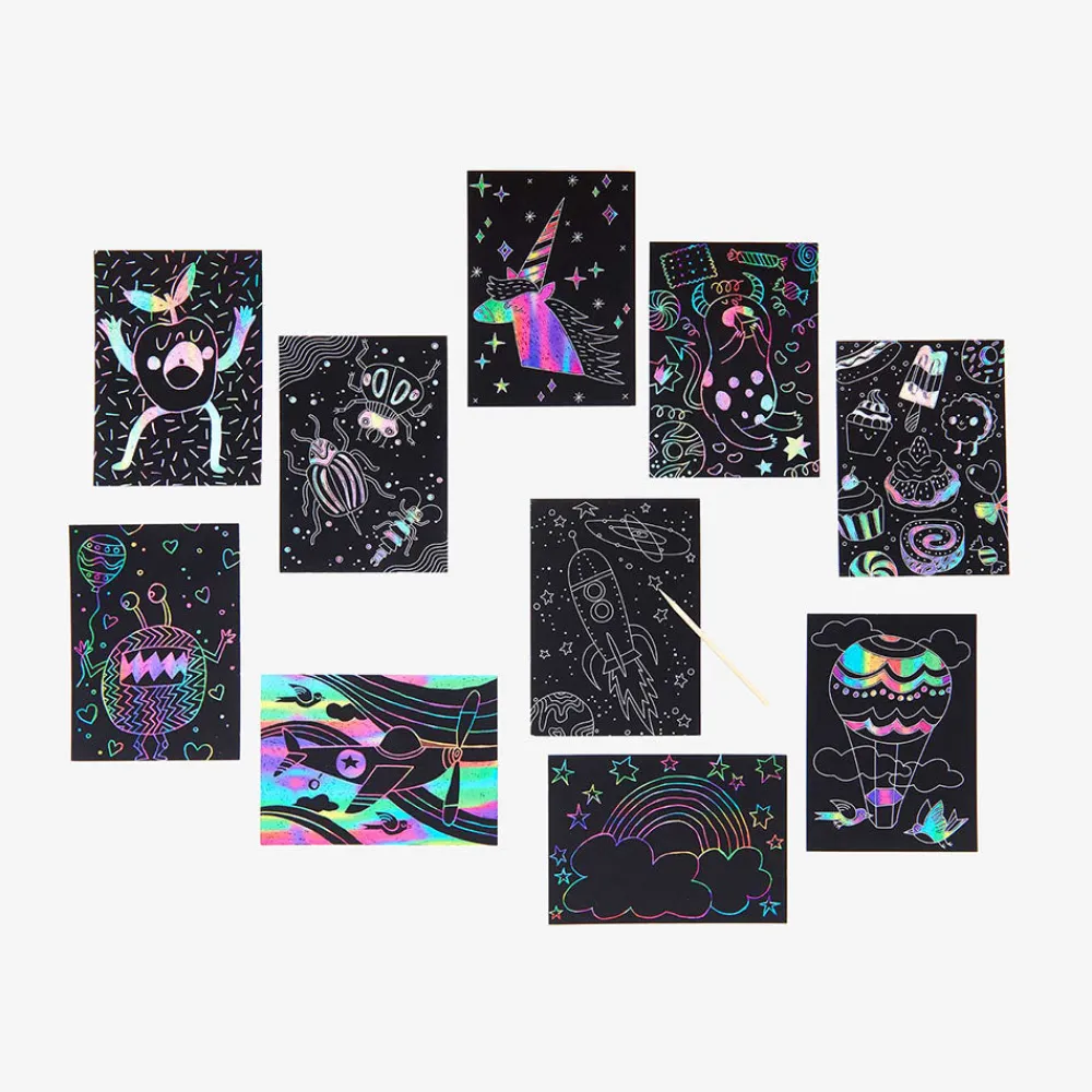 Fashion Rico Design 10 Sheets Of Patterned Scratch Paper