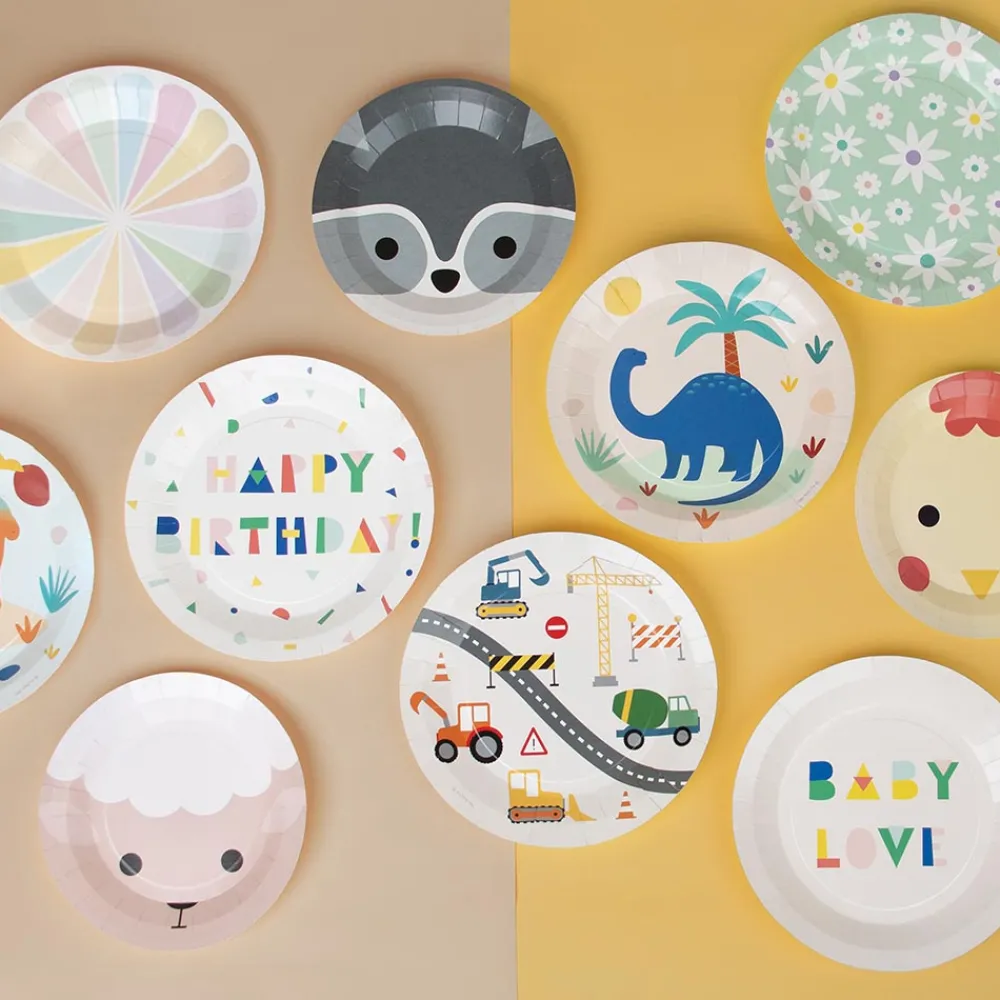 Fashion My Little Day 8 Small Farm Animal Plates